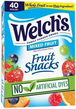 Welch's Mixed Fruit, 0.9 oz, 40 Ct
