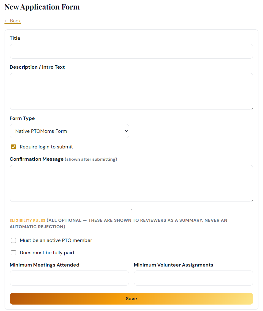 A Native Form Builder — Not a Disconnected Google Form