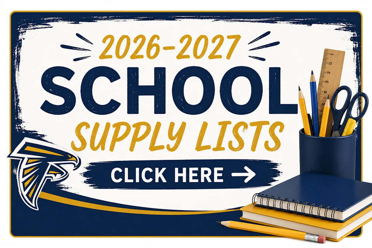 2026-2027 School Supply List